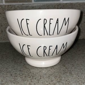 Rae Dunn Ice Cream bowls